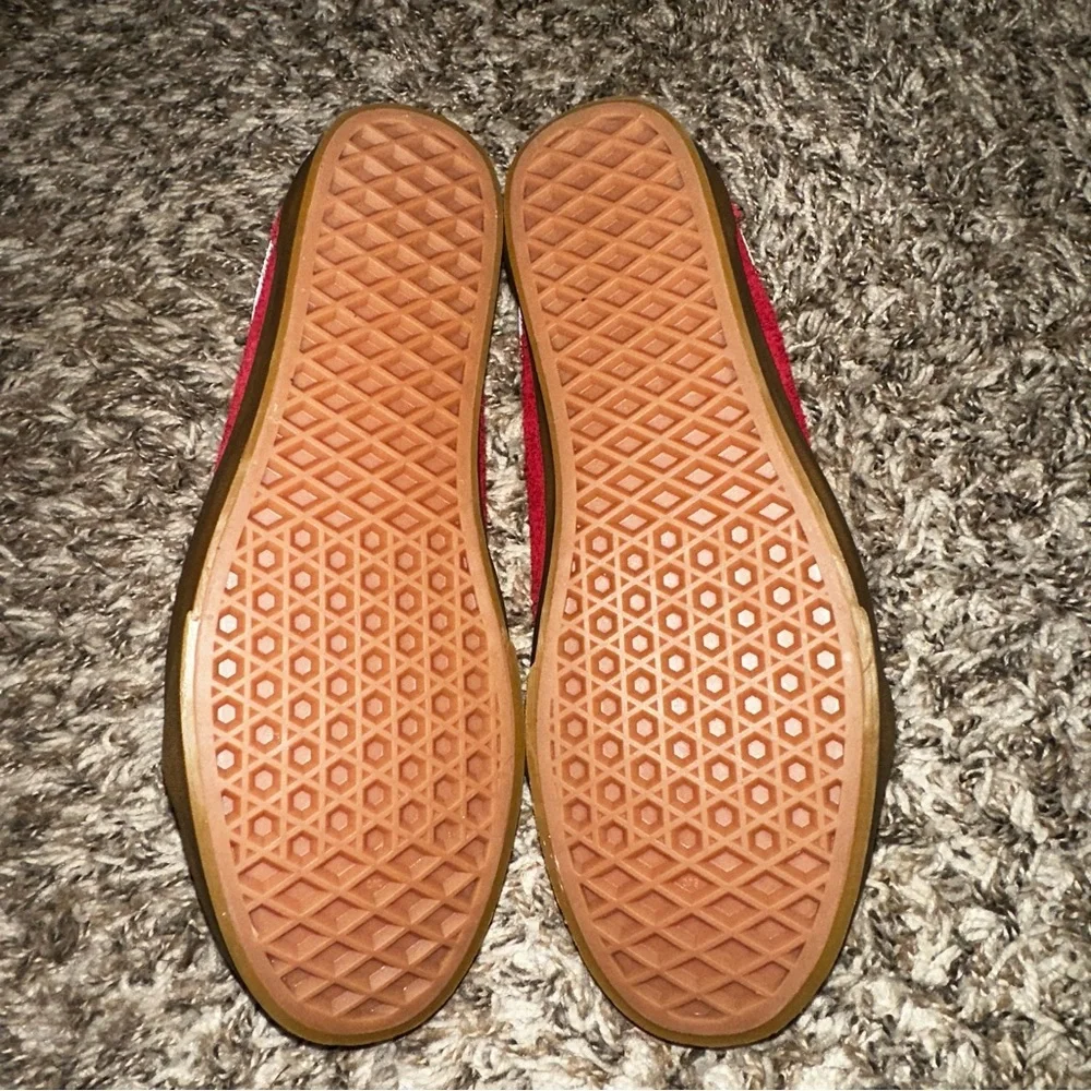 NEW VANS OLD SKOOL LOWPRO 'RED GUM' Women’s Size 8 RARE - Picture 8 of 12